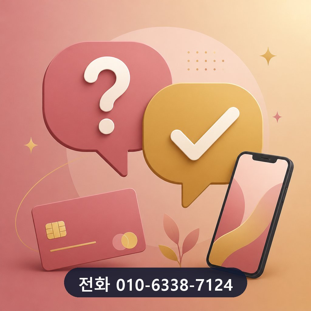 삼성카드 한도 현금화 자주 묻는 질문 이미지 · 문의 010-6338-7124